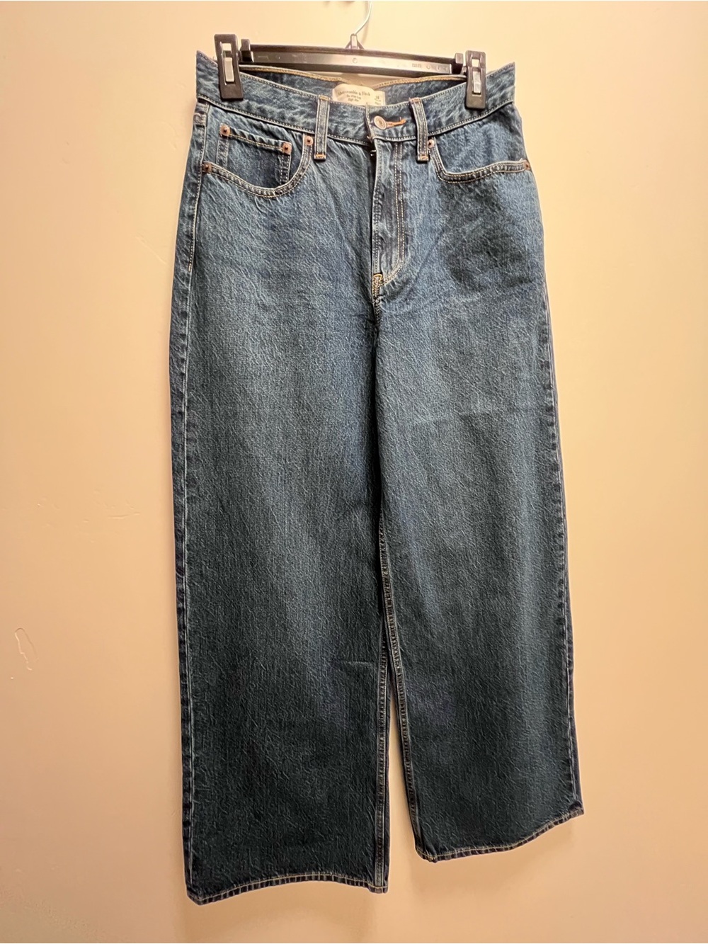 Abercrombie & Fitch The Wide Leg High Rise Jeans Size W26 W26/2R